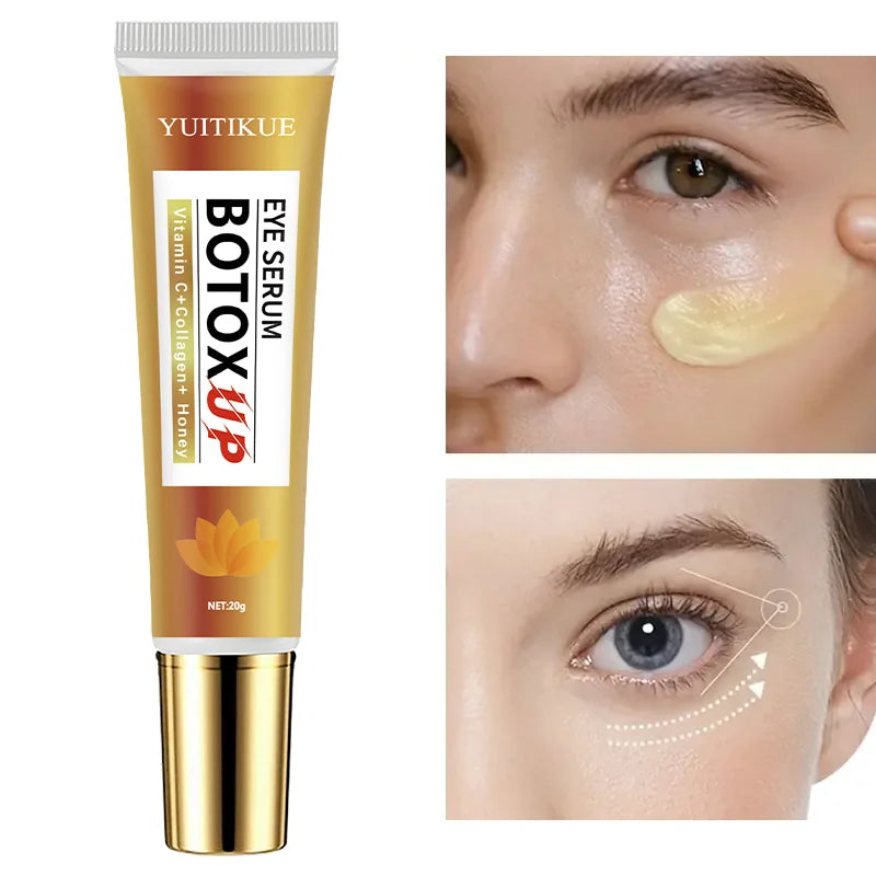 Honey eye cream with hyaluronic acid, collagen suitable for all skin types, moisturizing and firming, gentle and easy to absorb,